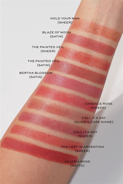 gucci lipstick swatches.